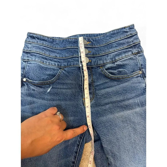 Miss Sixty Women's Jeans Blue Attack Cropped High Waisted Button Up Denim 26 - Picture 9 of 10